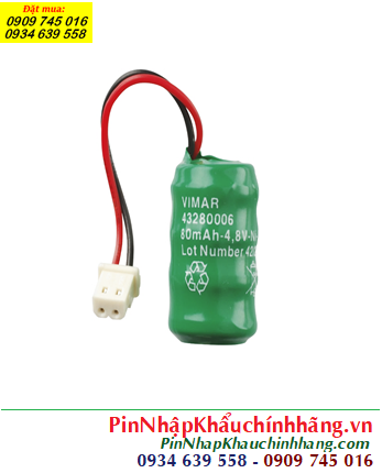 Pin sạc NiMh 4/V80H (4.8v-80mAh), Pin nuôi nguồn TIMER 4/V80H (4.8v-80mAh), Pin 4.8v-80mAh